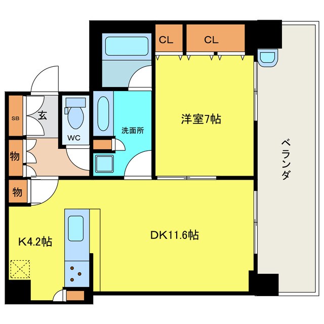 パークタワー梅田の物件間取画像