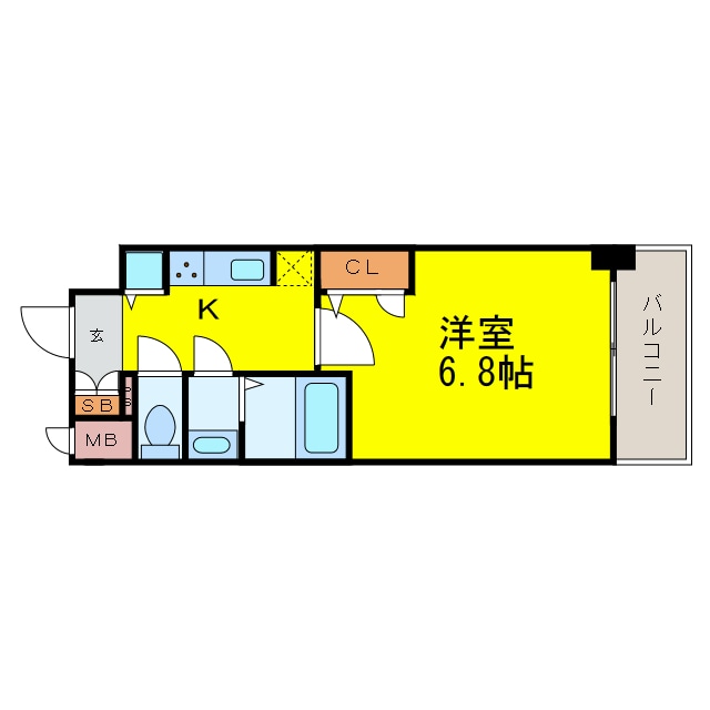 アクアプレイス福島ＥＹＥの物件間取画像