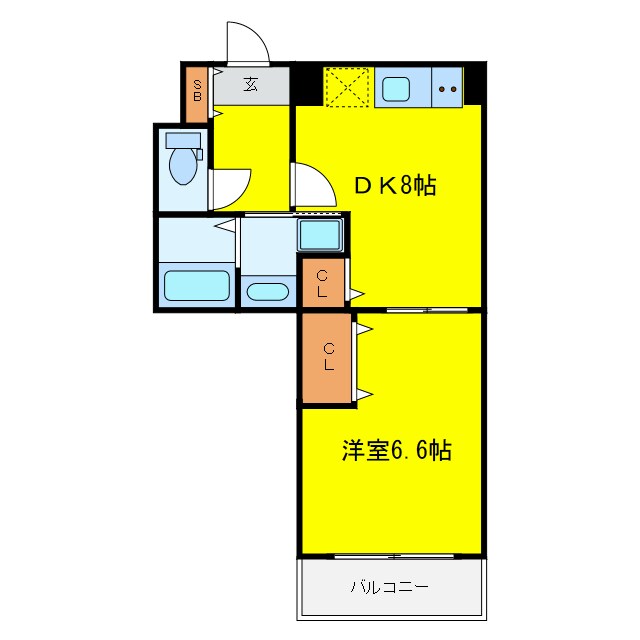 アルグラッド梅田WESTの物件間取画像