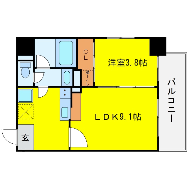 Felis塚本の物件間取画像