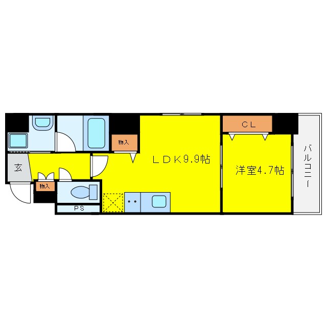 藤の邸　京町堀の物件間取画像