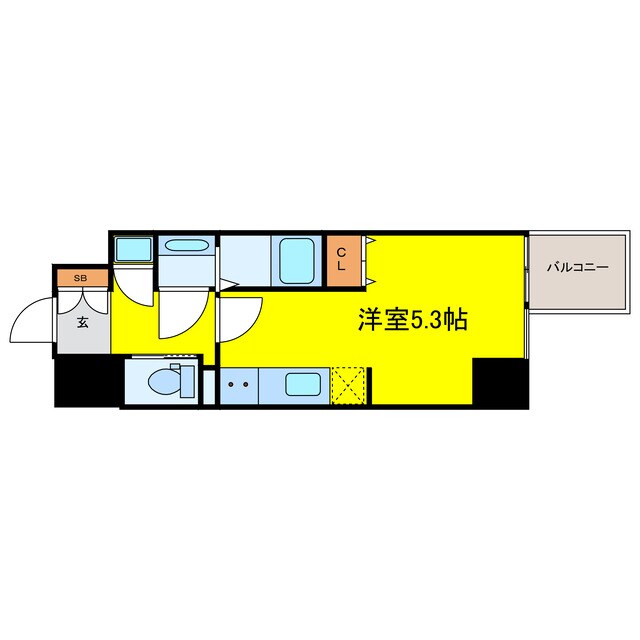 中津駅 徒歩5分 6階の物件間取画像