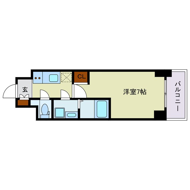 Ｓ-ＲＥＳＩＤＥＮＣＥ福島Alovitaの物件間取画像