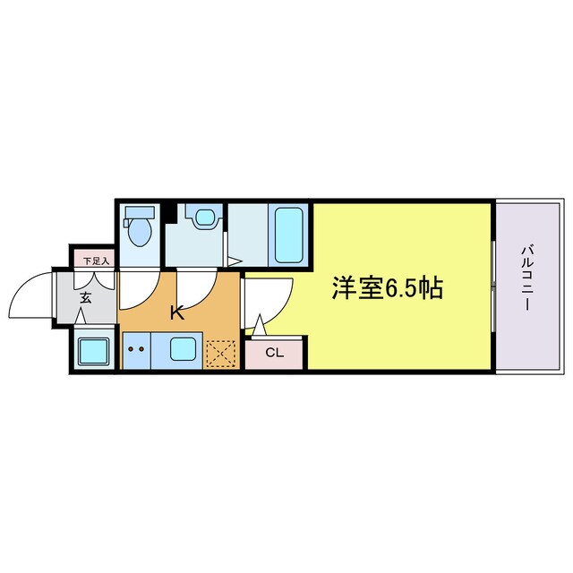 エスリード大阪プライムゲートの物件間取画像