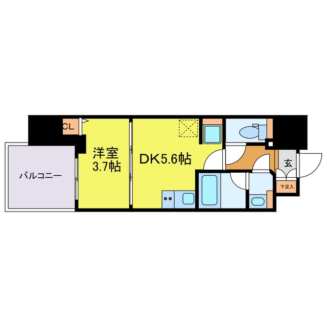 ルフォンプログレ堺筋本町タワーレジデンスの物件間取画像