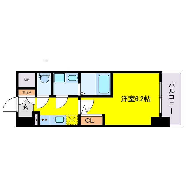 リヴェント福島の物件間取画像