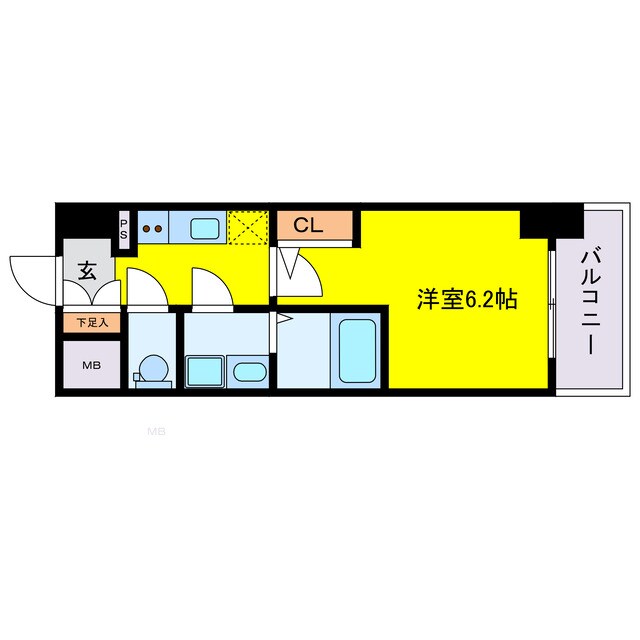 リヴェント福島の物件間取画像