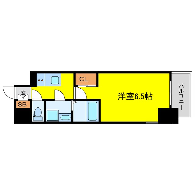 JMFレジデンス海老江の物件間取画像