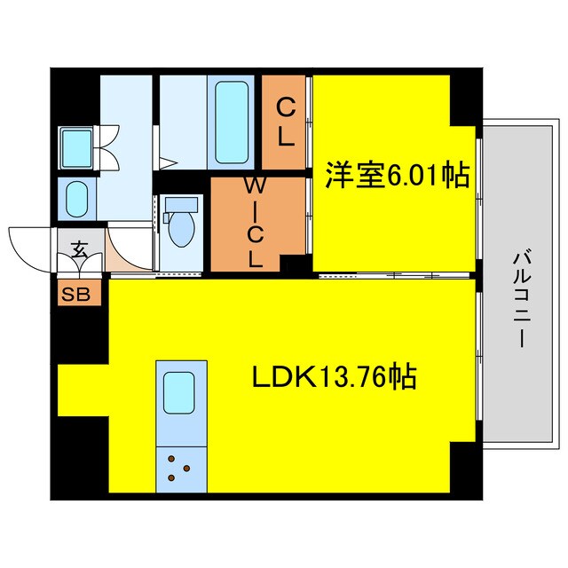 FM　Nakazakiの物件間取画像