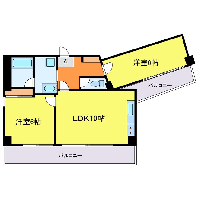 リブウッド大阪城の物件間取画像