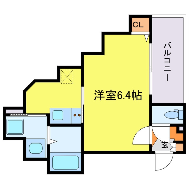 リアリーク姫島の物件間取画像