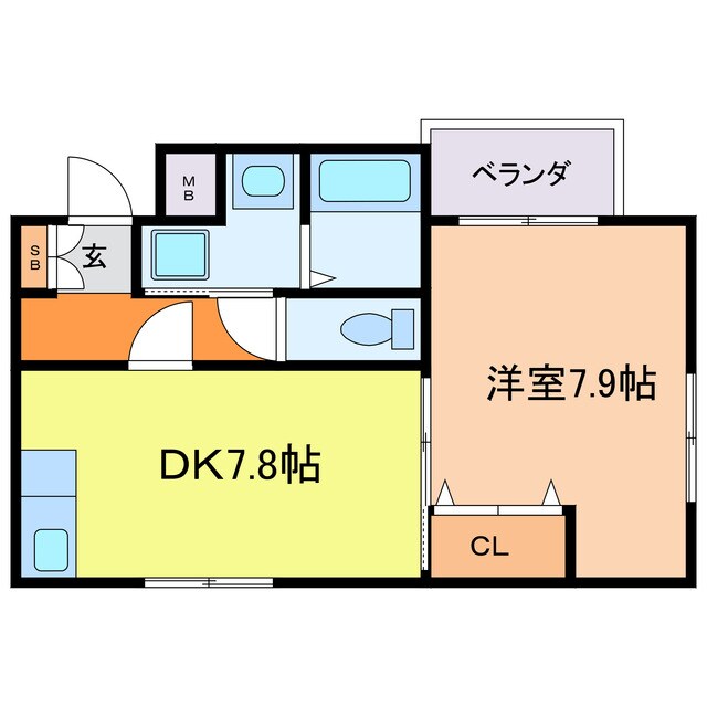 ホームズ八畠の物件間取画像