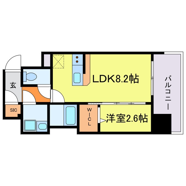 コンフォリア・リヴ南森町Ⅱの物件間取画像