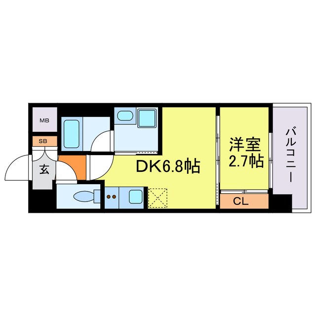 コンフォリア・リヴ新大阪西宮原ソルテラスの物件間取画像