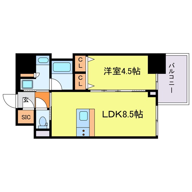 S-RESIDENCE福島diverseの物件間取画像