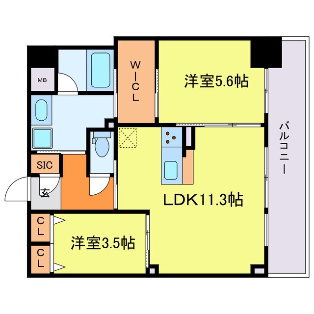 S-RESIDENCE福島diverseの物件間取画像