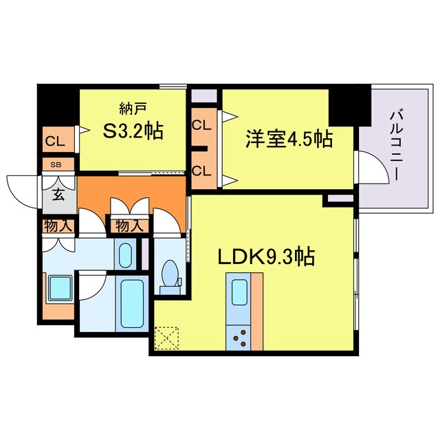 S-RESIDENCE福島diverseの物件間取画像