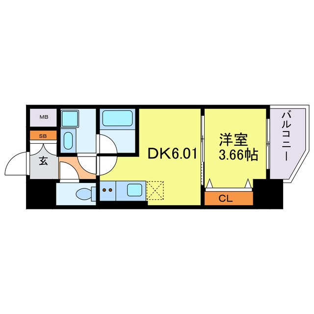 ブランシエスタ天満の物件間取画像