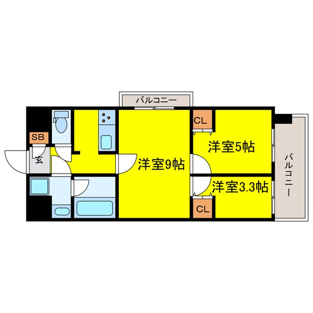 THE MUSIC COURTの物件間取画像