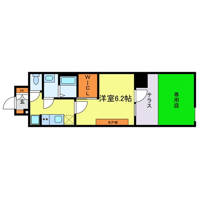 プレサンス西九条GATERISEの物件間取画像