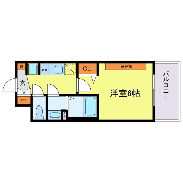 プレサンス西九条GATERISEの物件間取画像