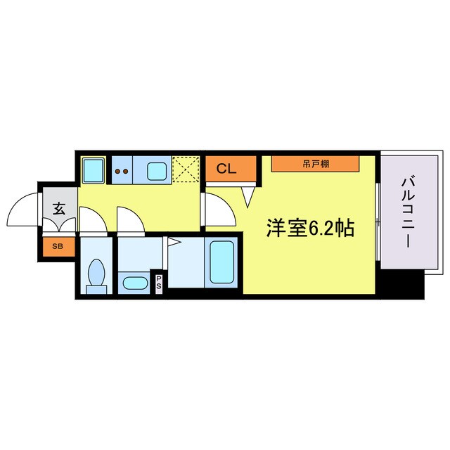 プレサンス西九条GATERISEの物件間取画像