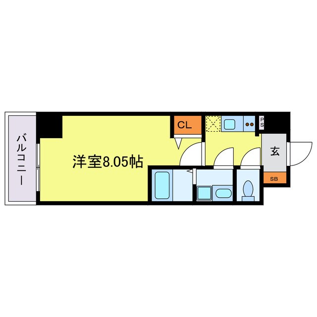 JJ　RESIDENCE　NISHIKUJOの物件間取画像