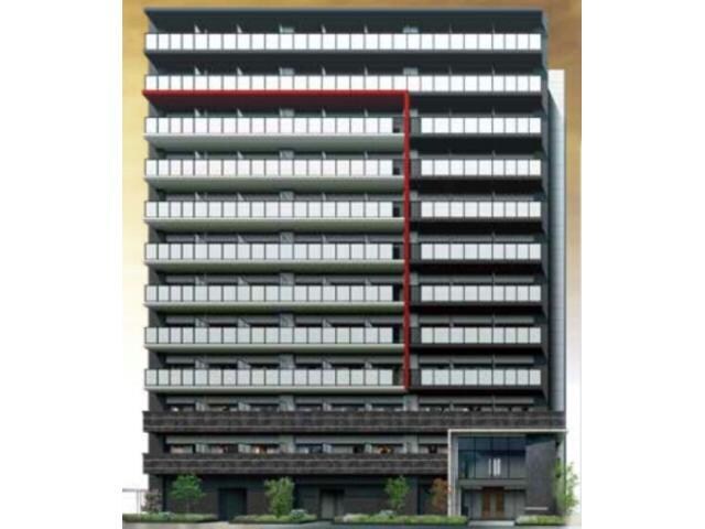 エステムコート難波WEST-SIDEⅨレデントの物件外観写真