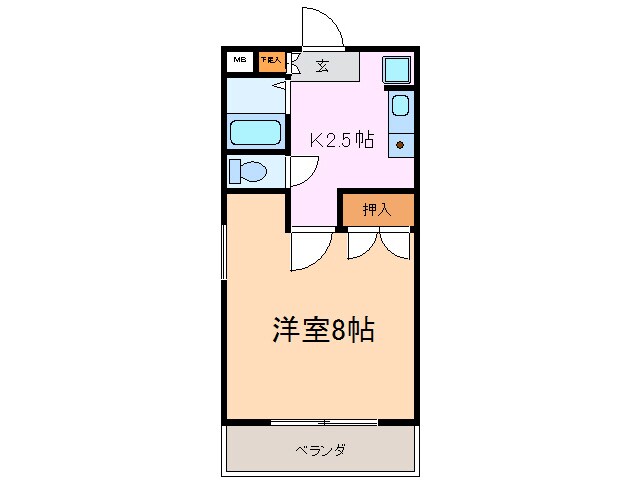 幸希ビルの物件間取画像