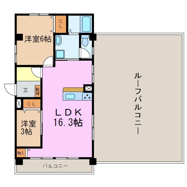 サンシャイン村瀬の物件間取画像