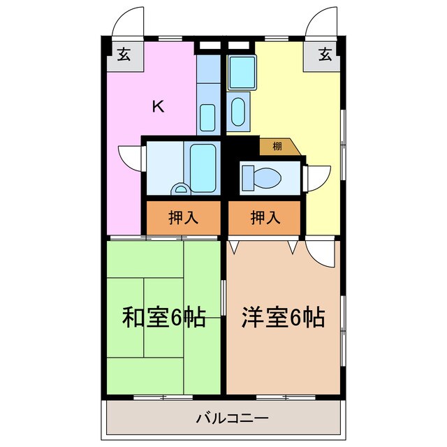 第３オオタビルの物件間取画像