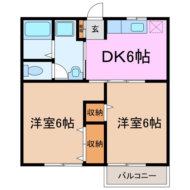 エクセルハイツ原山の物件間取画像