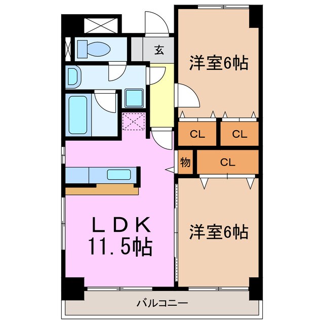 ステージア日進の物件間取画像