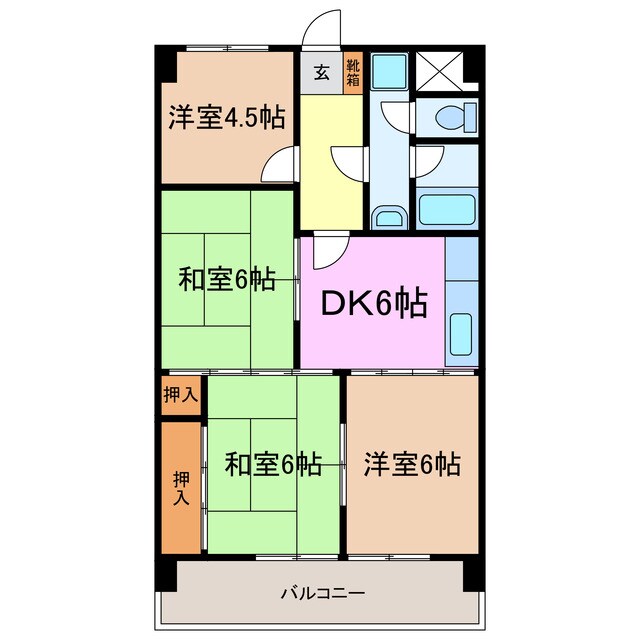 CIELO平針の物件間取画像
