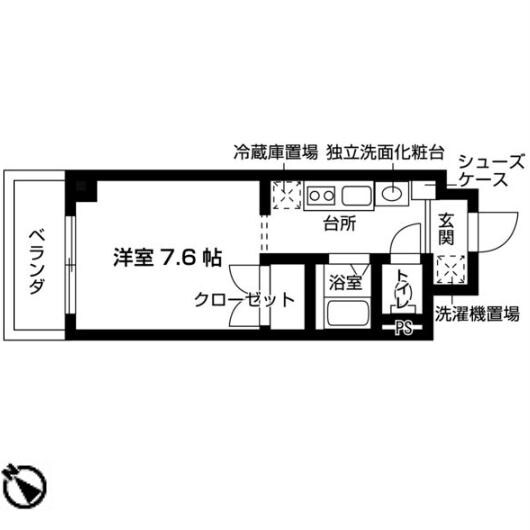 バウスクロス日進竹の山の物件間取画像