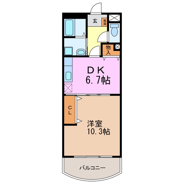 M･HOUSE Ⅰの物件間取画像