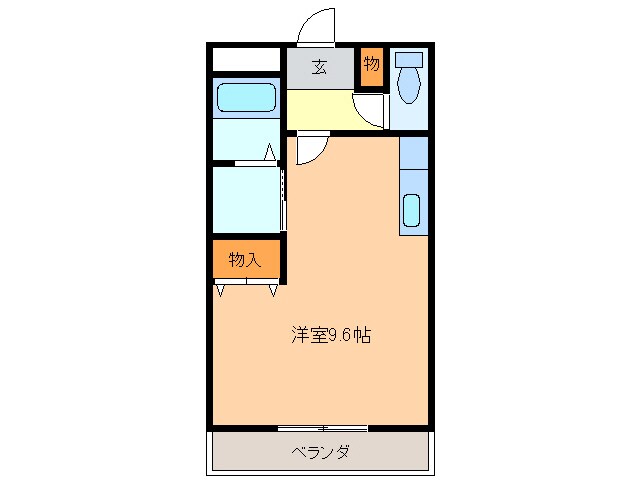 ウエストパークNの物件間取画像