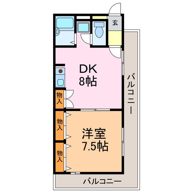 メゾン諸ノ木の物件間取画像