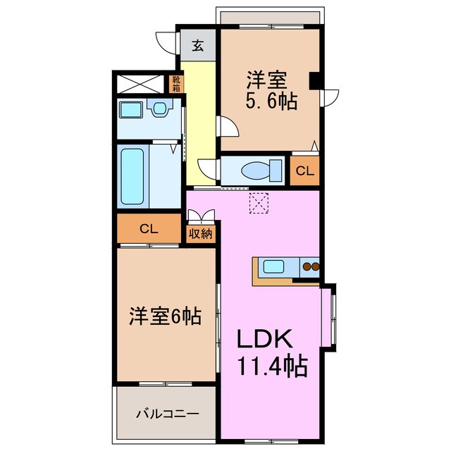 Tiffanyの物件間取画像