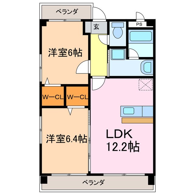 ＳＵＮ島田の物件間取画像