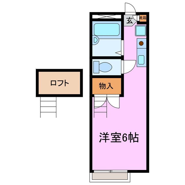 セントラルリバーⅡの物件間取画像