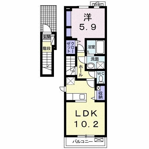 ラパン　ノアールの物件間取画像
