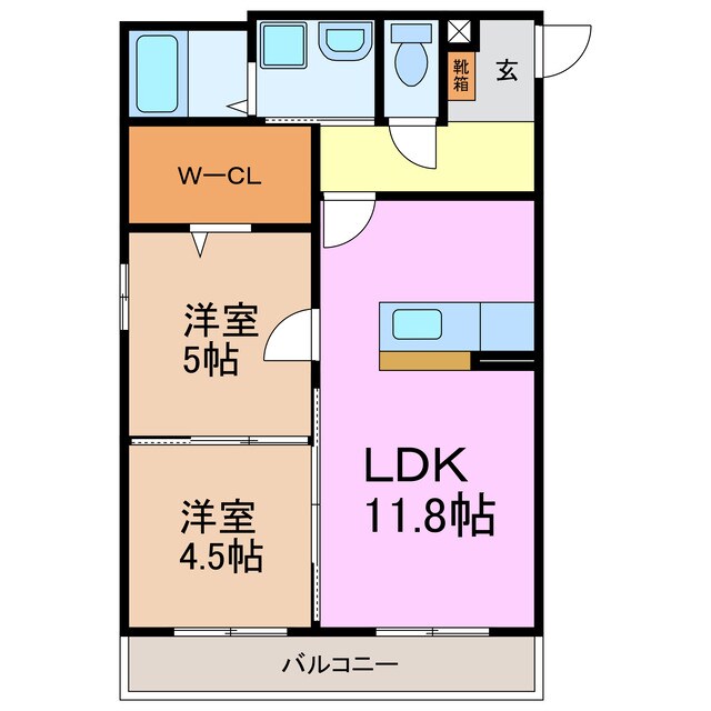 クラウドナインの物件間取画像