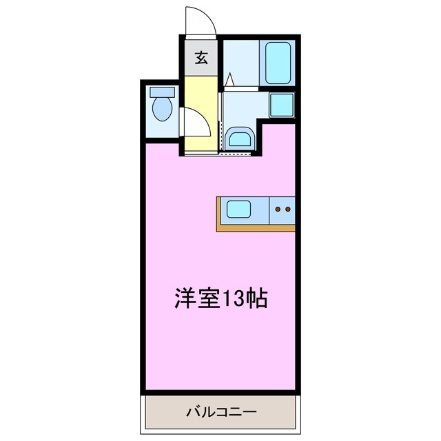 ベルコート三好Ⅱの物件間取画像