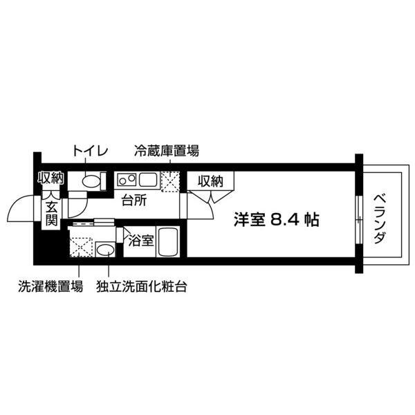 meLiV三好ケ丘の物件間取画像