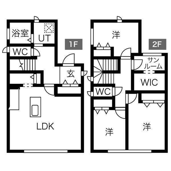 Bonheur（ボヌール）の物件間取画像