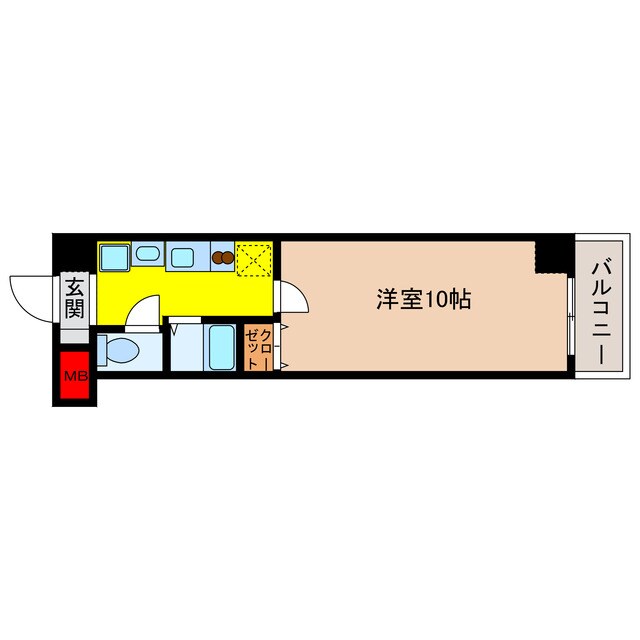 天満橋駅 徒歩4分 4階の物件間取画像