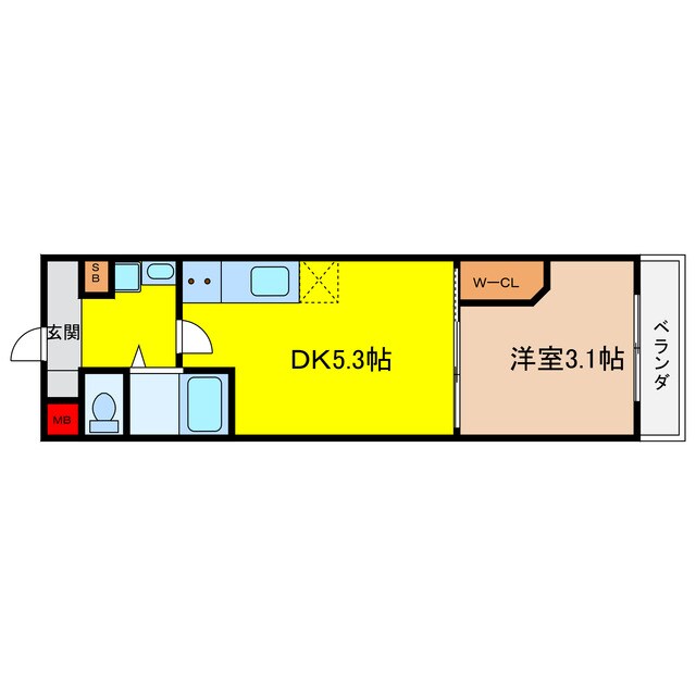 セレニテ０４の物件間取画像