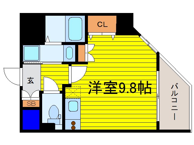 S-RESIDENCE　Hommachi　Marksの物件間取画像