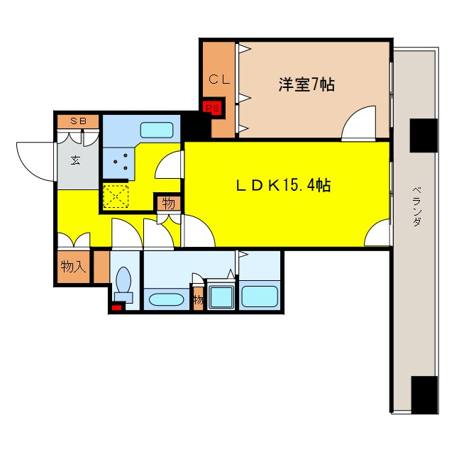 ＯＡＰレジデンスタワー西館の物件間取画像